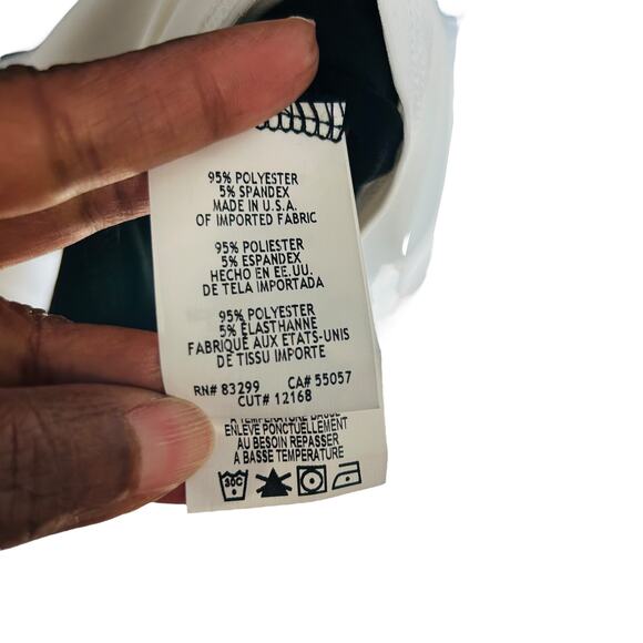 Nik and Nash Black and White Colorblock Sleeveless Dress, Sz XL - Picture 5 of 7